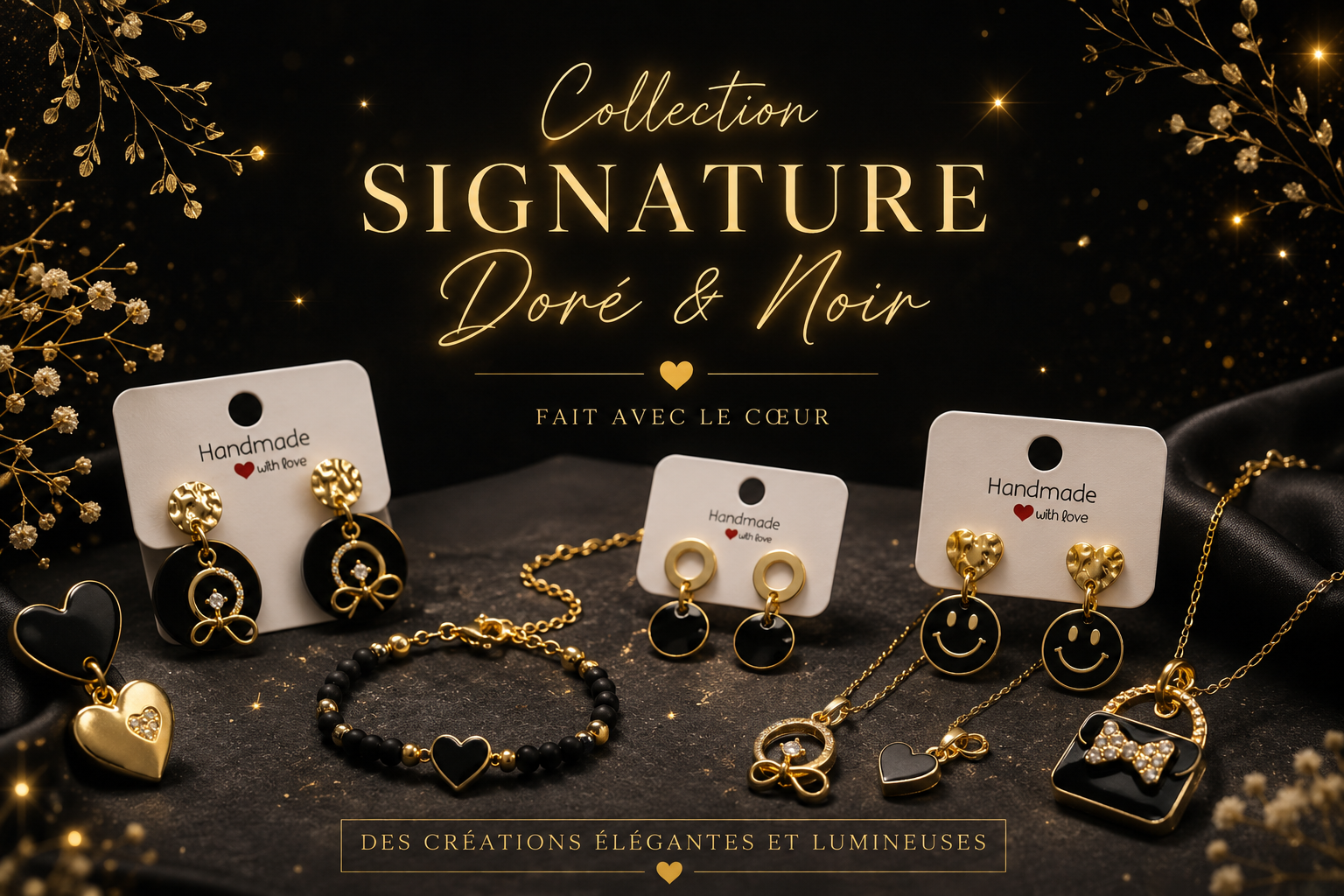 Collection signature - Doré et Noir