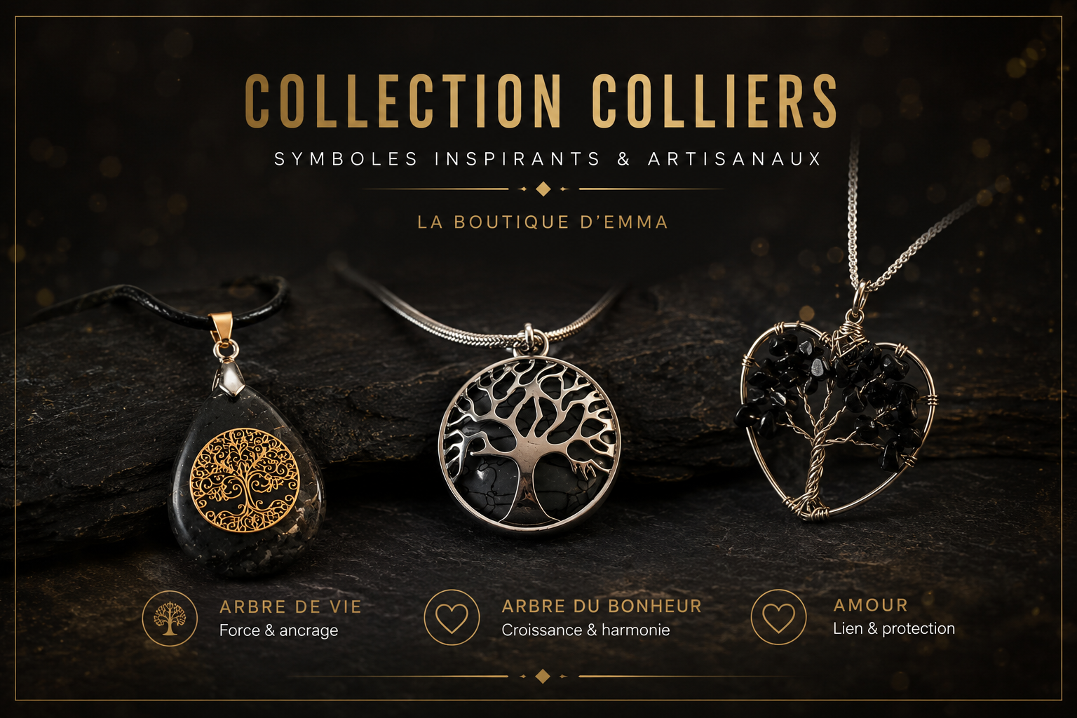 colliers - Symboles & émotions