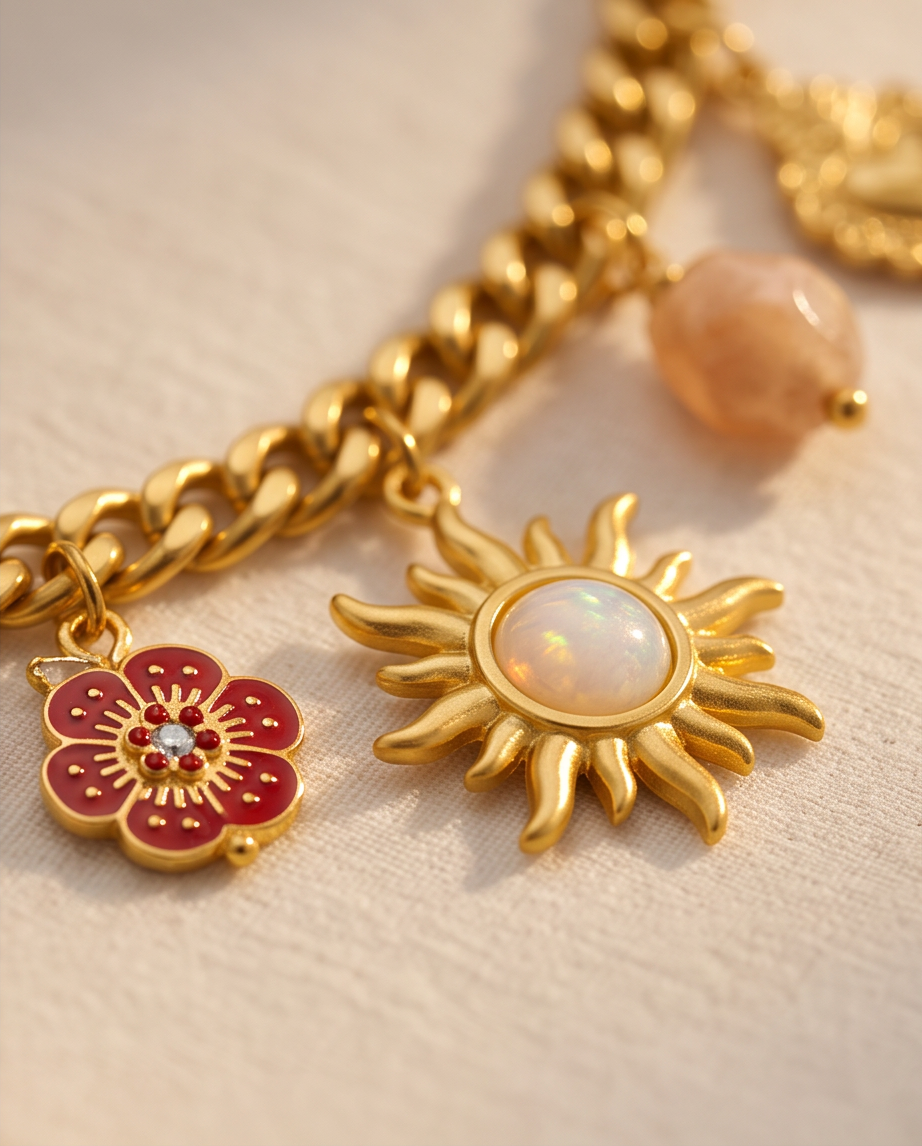 Bracelet Charm’s Éclat d’Aurore