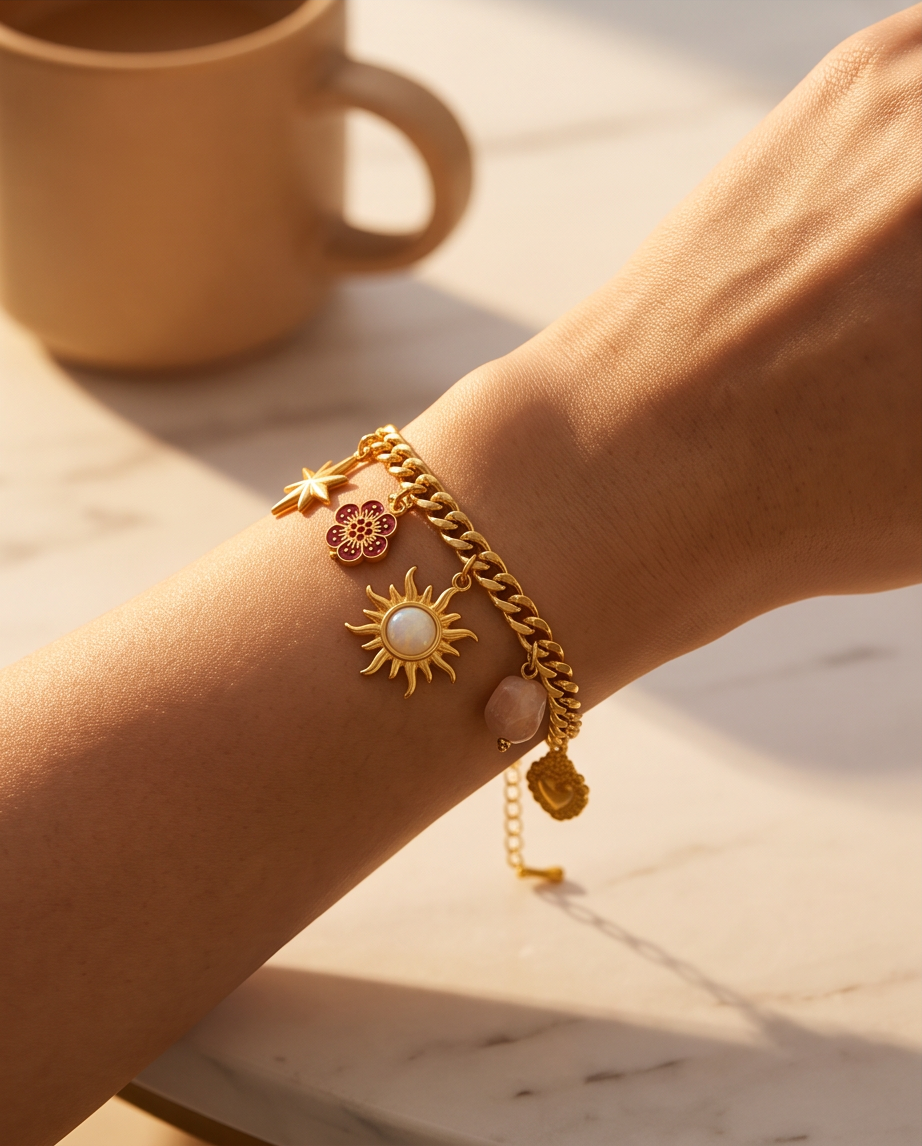 Bracelet Charm’s Éclat d’Aurore