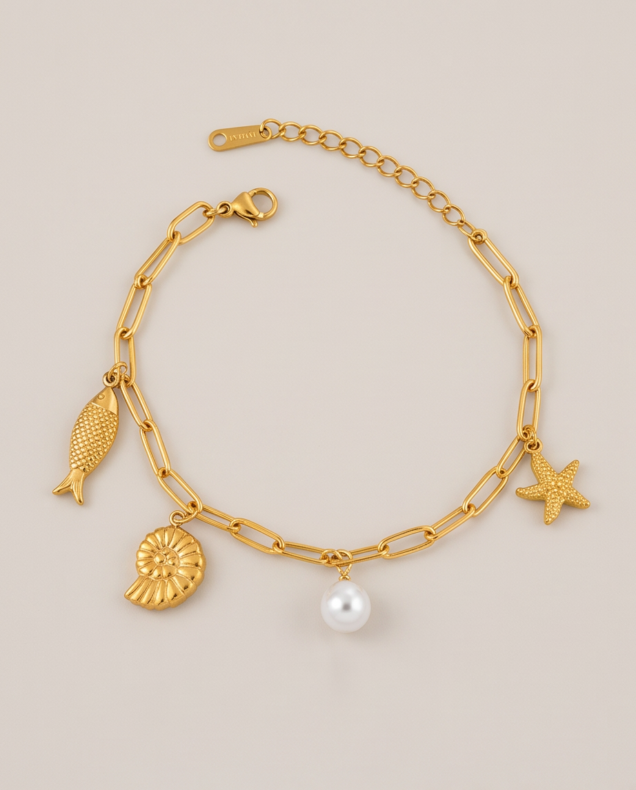 Bracelet à Breloques Thème Marin