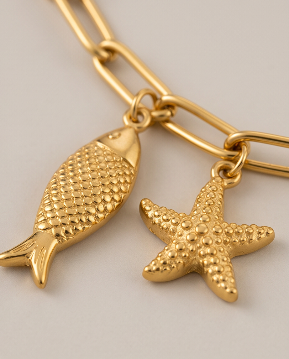 Bracelet à Breloques Thème Marin