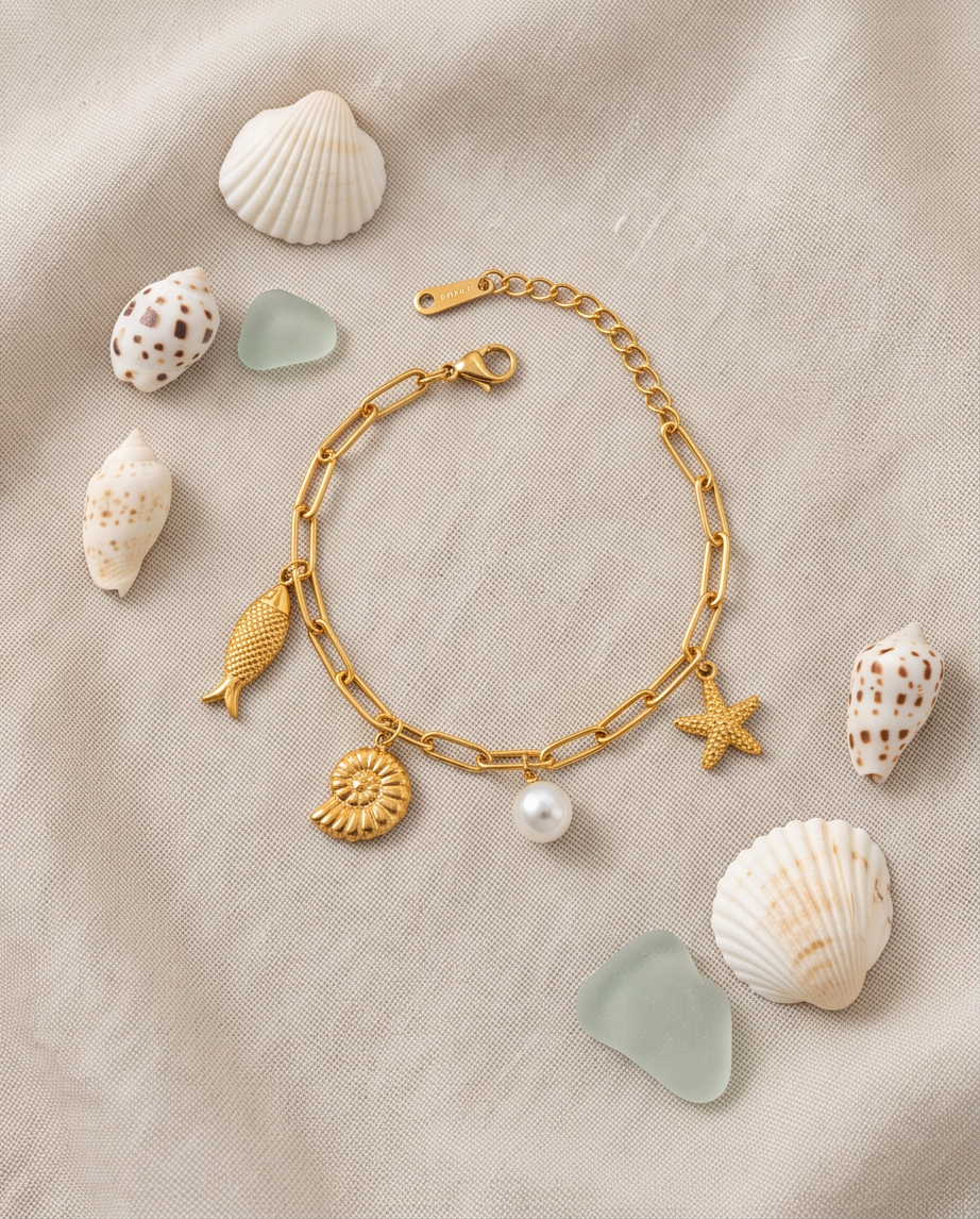 Bracelet à Breloques Thème Marin