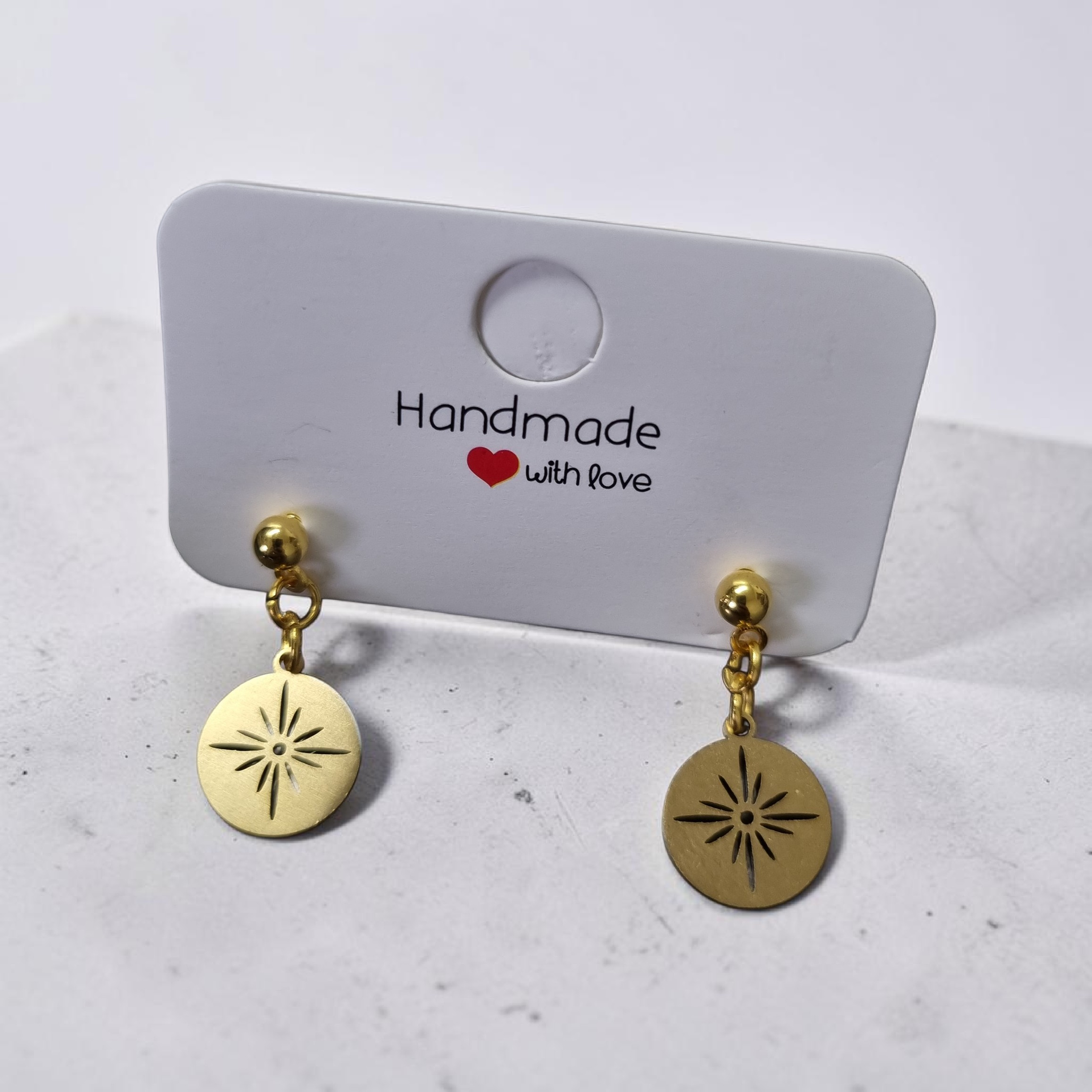 Boucles d’oreilles “Étoile Dorée”