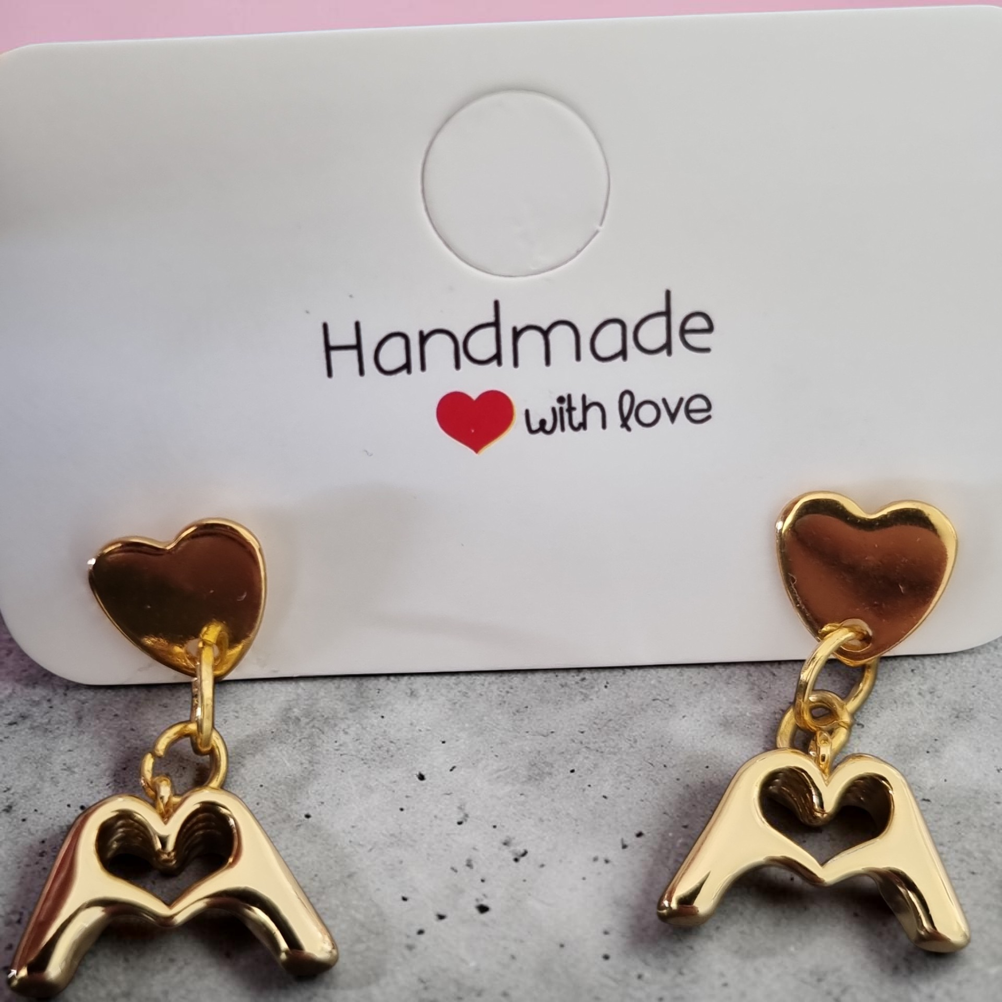 Boucles d’oreilles “Mains de Cœur”