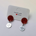Boucles d’oreilles “Éclat Rouge”