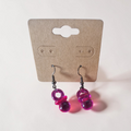 Boucles d’oreilles totoche rose – Bijoux fantaisie originaux