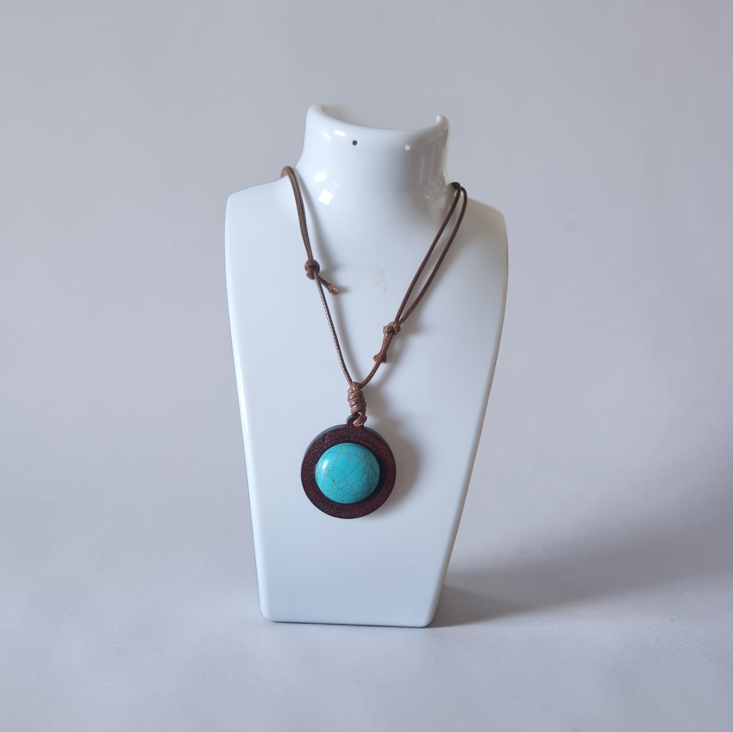 Collier turquoise – Création faite avec Inès