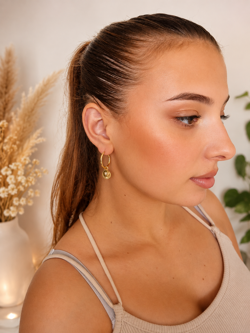 Boucles “Éclat Solaire”