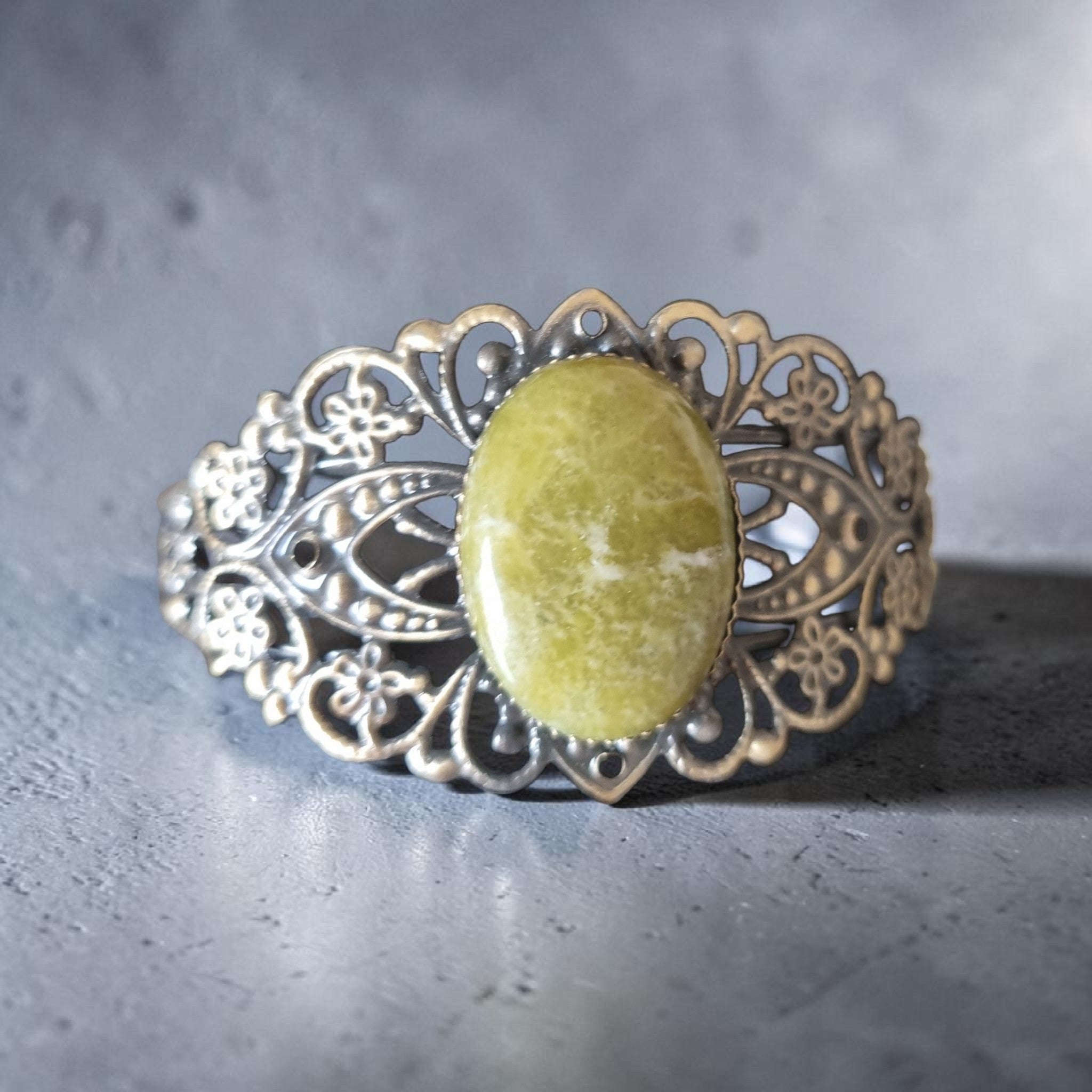 Bracelet vintage en serpentine